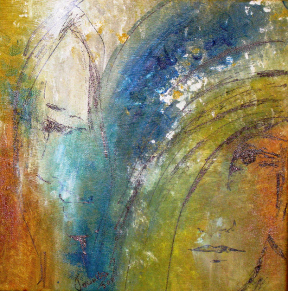 SISTERS IN CONTEMPLATION - SOLD