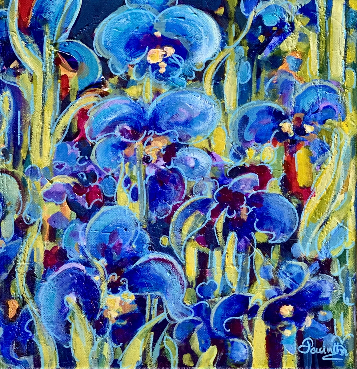 SOLD - BLUE AND GOLD