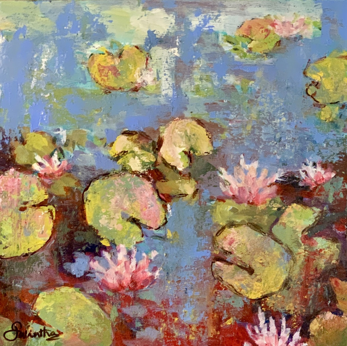SOLD - WATER LILIES