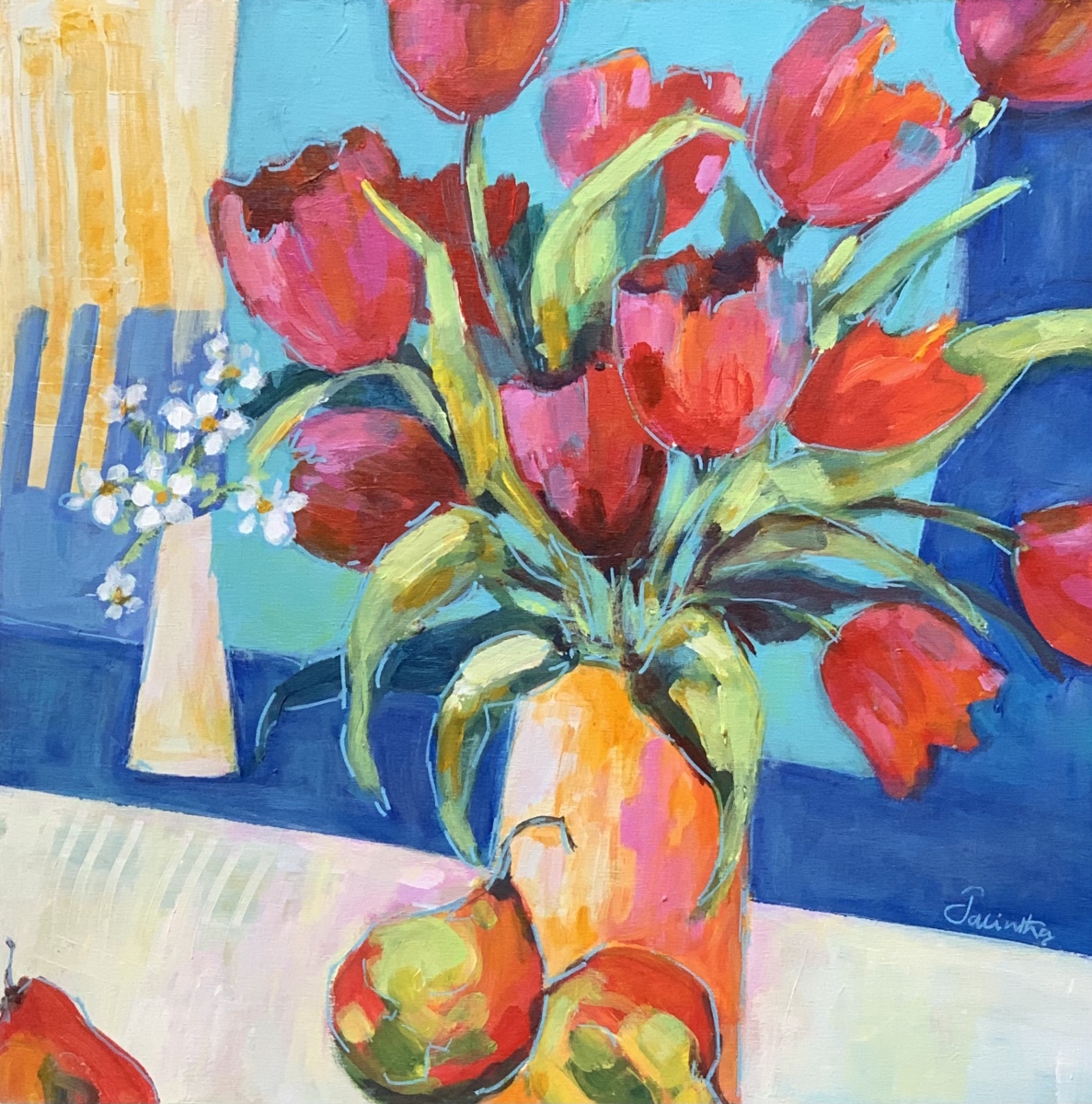 SOLD - RED TULIPS