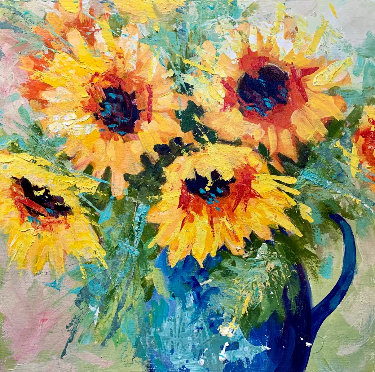 Floral Paintings - Jacintha Krish.