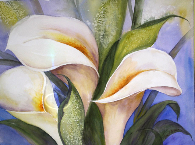 Floral Paintings - Jacintha Krish.