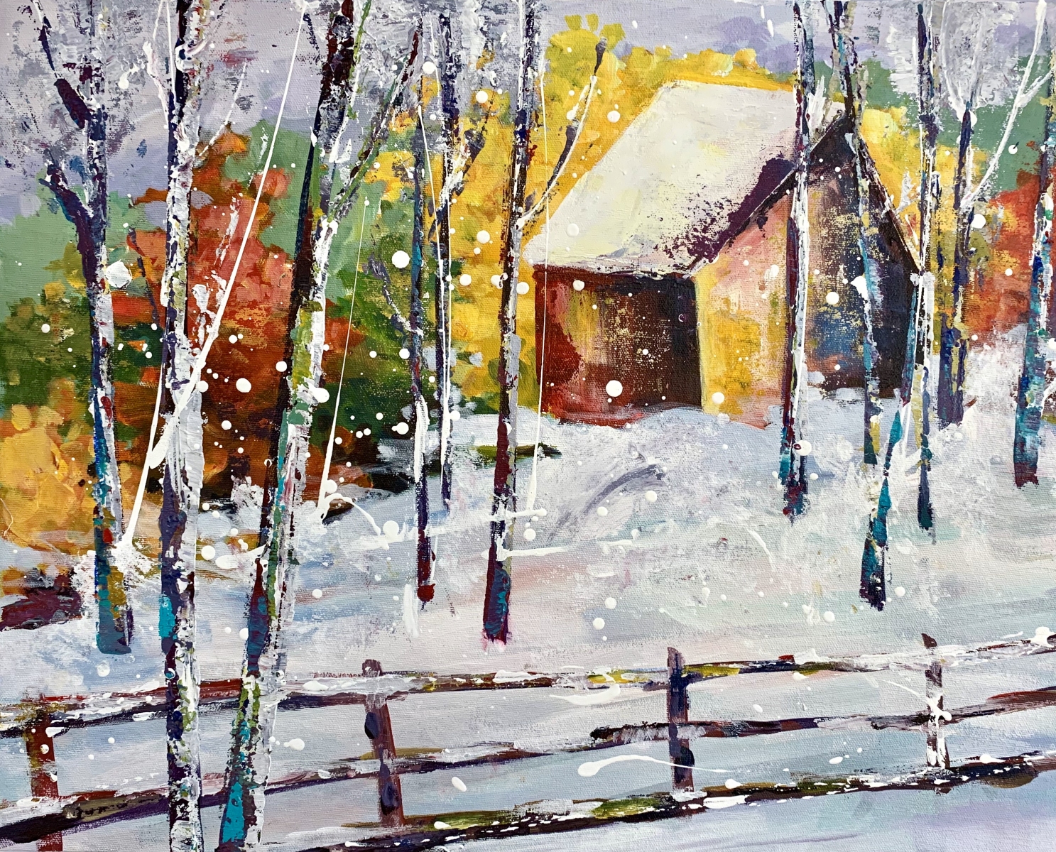 CABIN IN THE SNOW