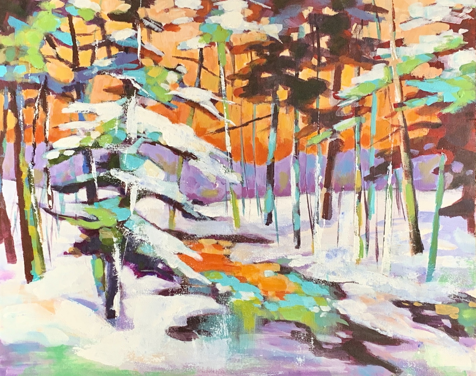 SOLD - COLOUR IN WINTER